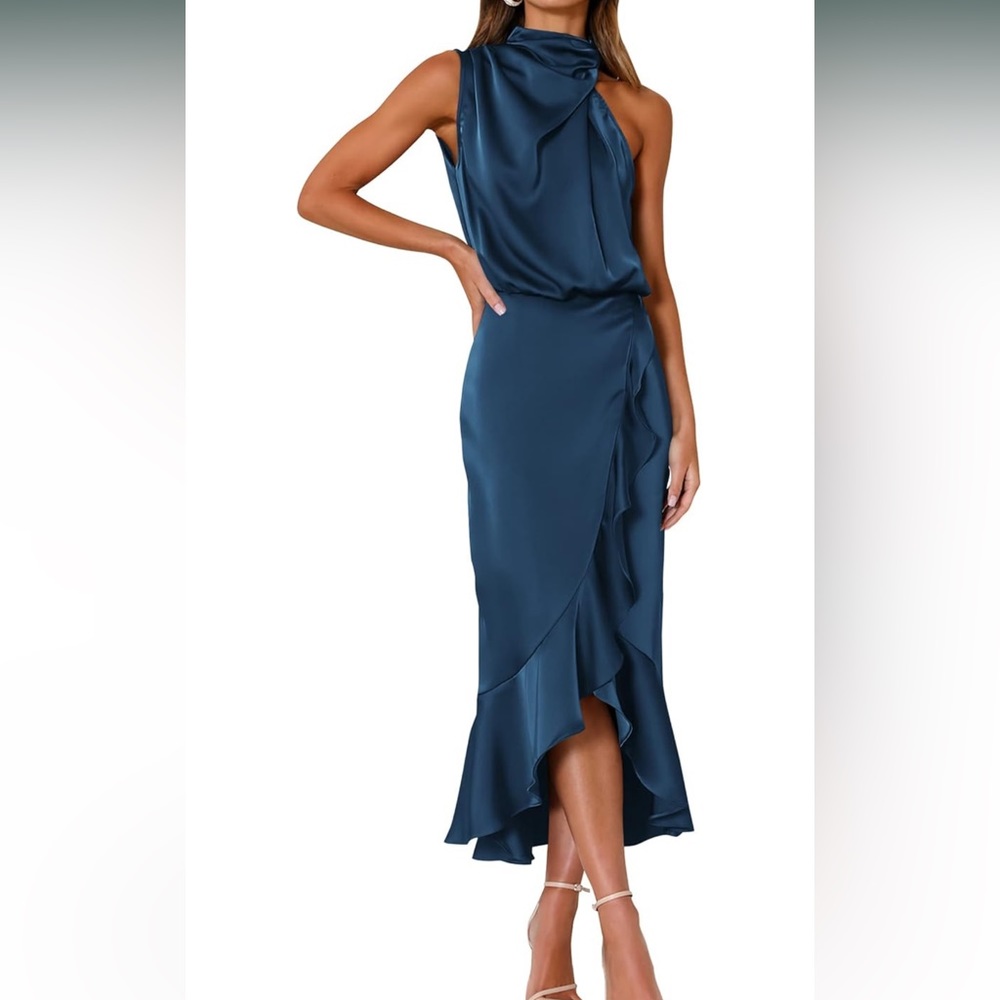 Brand new with tags.  kirundo satin dress.